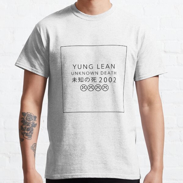YUNG LEAN UNKNOWN DEATH 2002 Classic T-Shirt RB3101 product Offical yung lean Merch