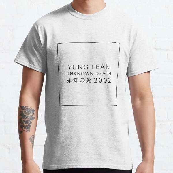 YUNG LEAN: UNKNOWN DEATH 2002 Classic T-Shirt RB3101 product Offical yung lean Merch