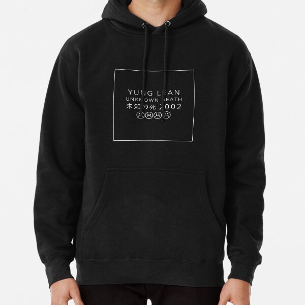 YUNG LEAN UNKNOWN DEATH 2002 (BLACK) Pullover Hoodie RB3101 product Offical yung lean Merch
