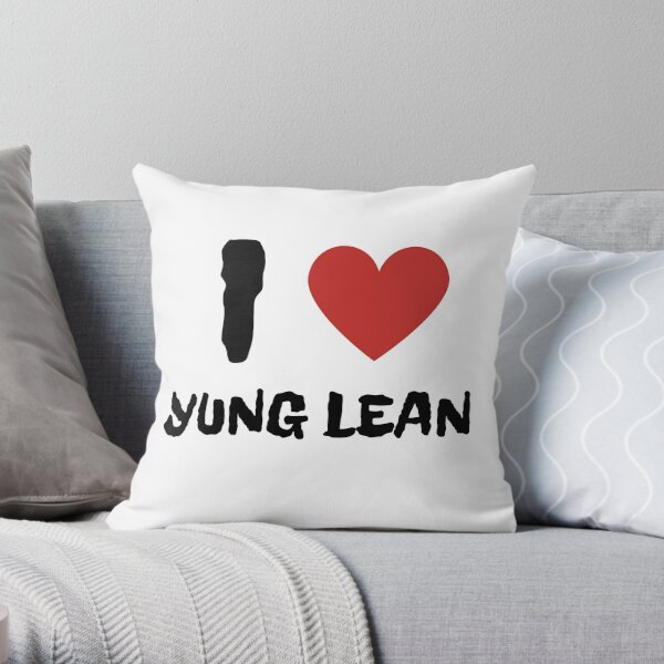I Heart Yung Lean Throw Pillow RB3101 product Offical yung lean Merch