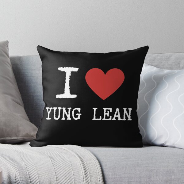 I Heart Yung Lean Throw Pillow RB3101 product Offical yung lean Merch