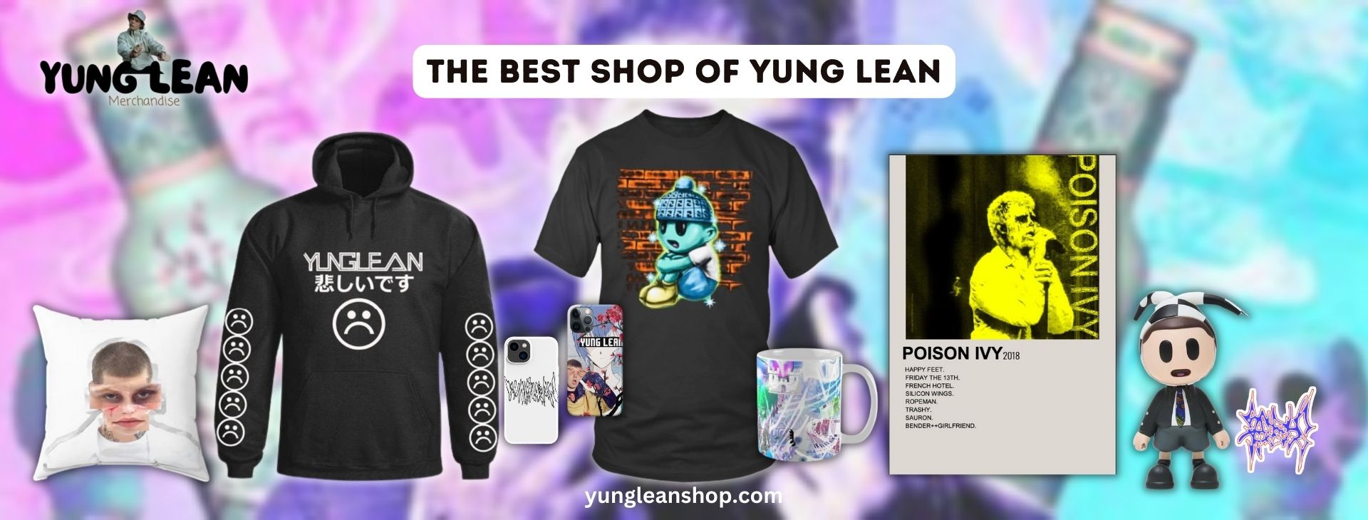 yung lean merch Banner - Yung Lean Shop
